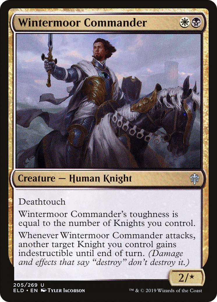 Wintermoor Commander (ELD-205) - uncommon - Foil