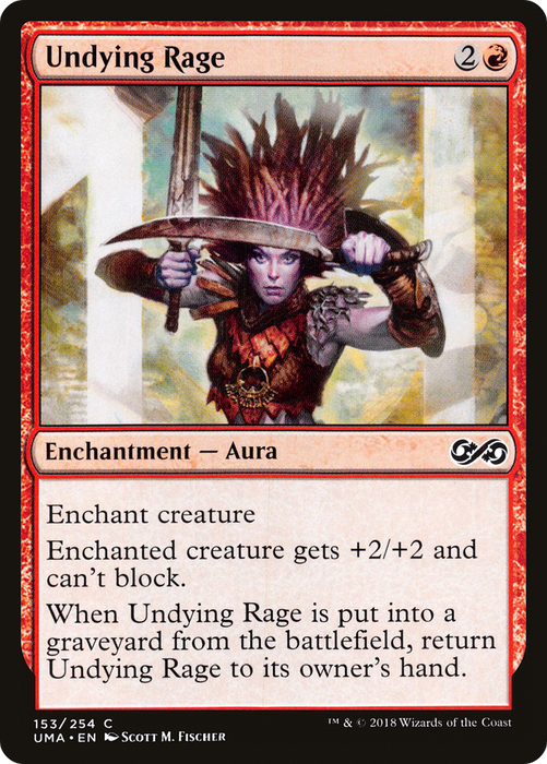 Undying Rage (UMA-153) - common - Foil