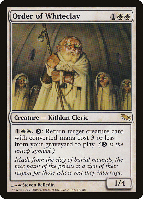 Order of Whiteclay (SHM-016) - rare - Foil