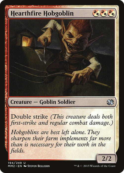 Hearthfire Hobgoblin (MM2-194) - uncommon