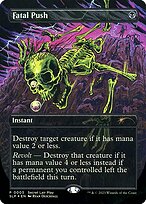 Fatal Push (SLP-003) - rare (Borderless) - Foil