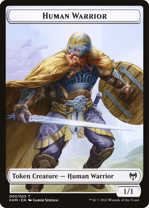 Human Warrior (KHM-003) - common - Foil