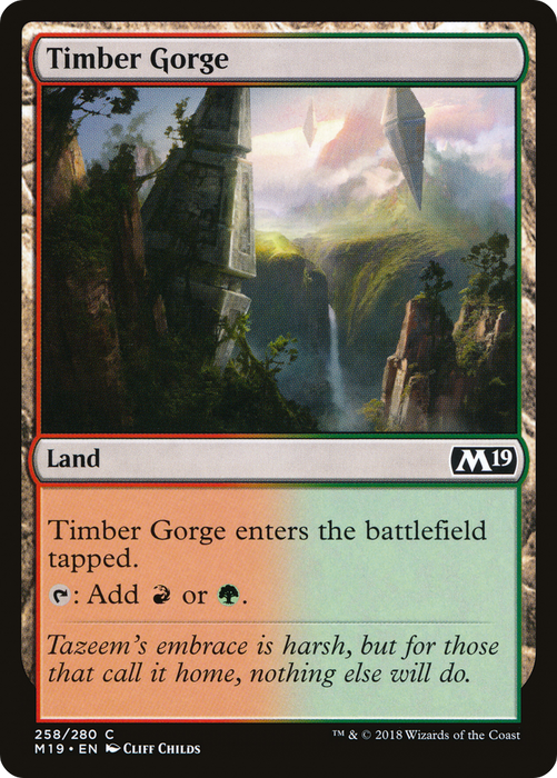 Timber Gorge (M19-258) - common - Foil