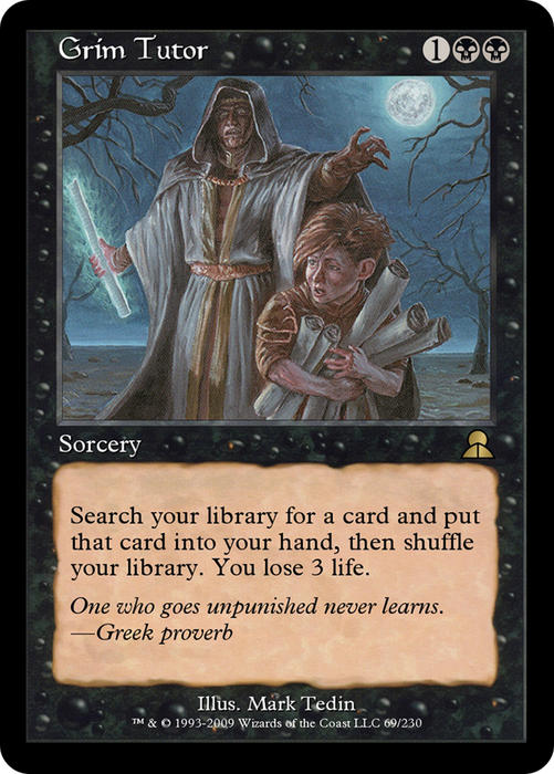 Grim Tutor (ME3-069) - rare