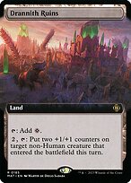Drannith Ruins (MAT-185) - rare: (Extended Art) - Foil