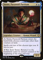 Stenn, Paranoid Partisan (DMU-221) - rare - Foil