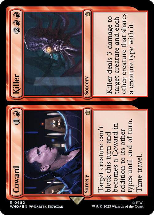 Coward // Killer (WHO-682) - rare - Foil