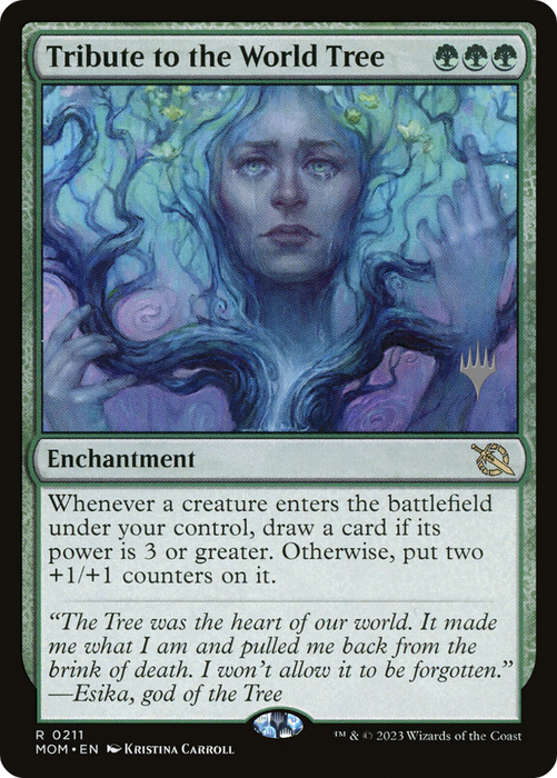 Tribute to the World Tree (PPMOM-211P) - rare - Foil