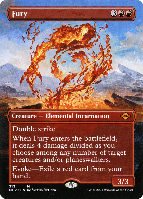 Fury (MH2-313) - mythic (Borderless)