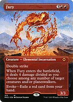 Fury (MH2-313) - mythic (Borderless) - Foil