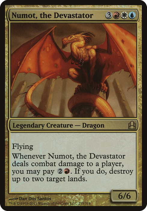 Numot, the Devastator (OVER-215) - rare - Foil