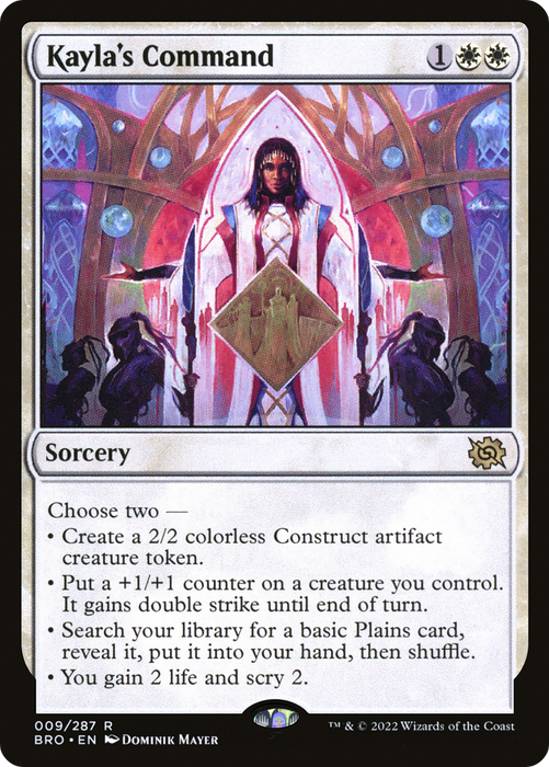 Kayla's Command (BRO-009) - rare - Foil