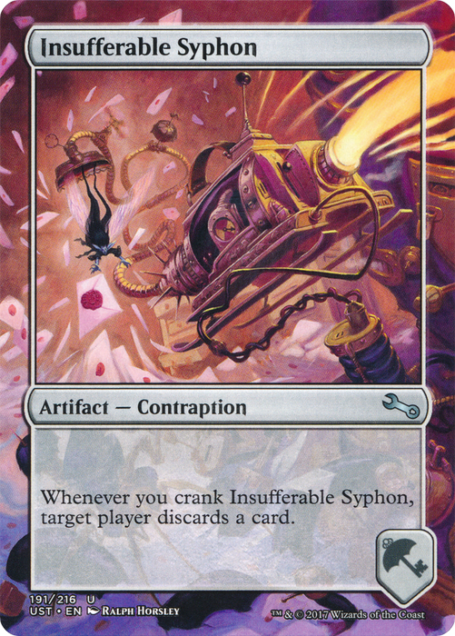 Insufferable Syphon (UST-191) - uncommon (Borderless) - Foil