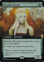 Paradise Druid (SLD-775) - rare: (Extended Art) - Foil