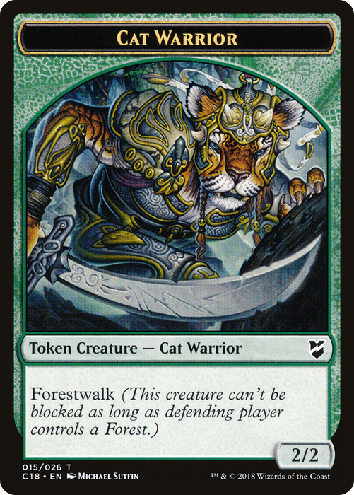 Cat Warrior (TC18-015) - common