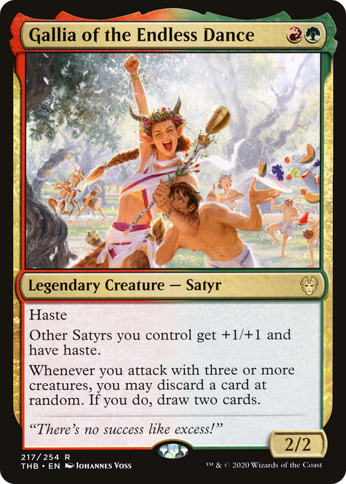 Gallia of the Endless Dance (THB-217) - rare