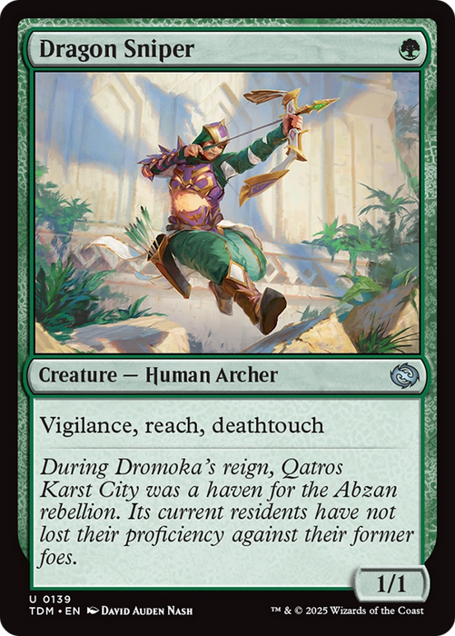 Dragon Sniper (TDM-139) - uncommon - Foil