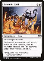 Bound in Gold (KHM-005) - common - Foil