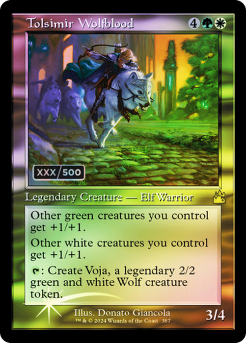 Tolsimir Wolfblood (RVR-387Z) - rare - Foil