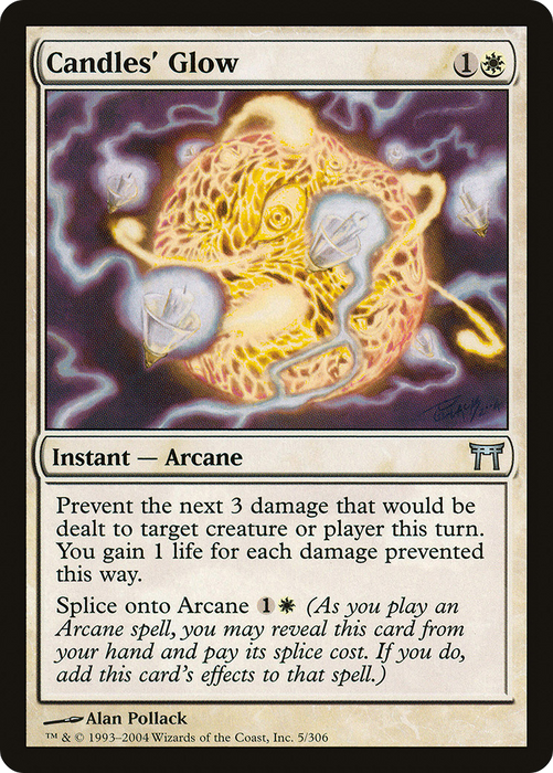 Candles' Glow (CHK-005) - uncommon - Foil