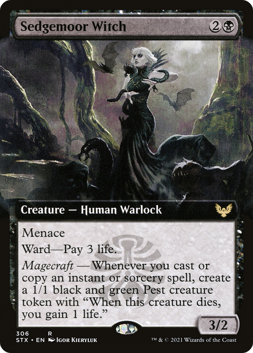 Sedgemoor Witch (STX-306) - rare: (Extended Art) - Foil
