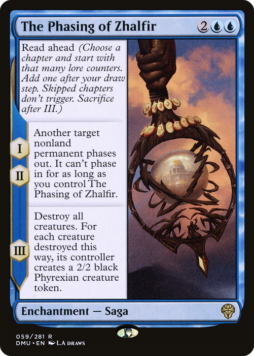 The Phasing of Zhalfir (DMU-059) - rare - Foil