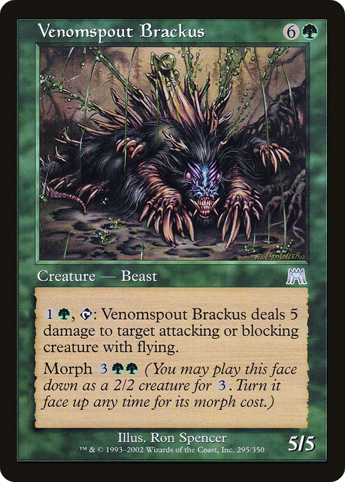 Venomspout Brackus (ONS-295) - uncommon - Foil