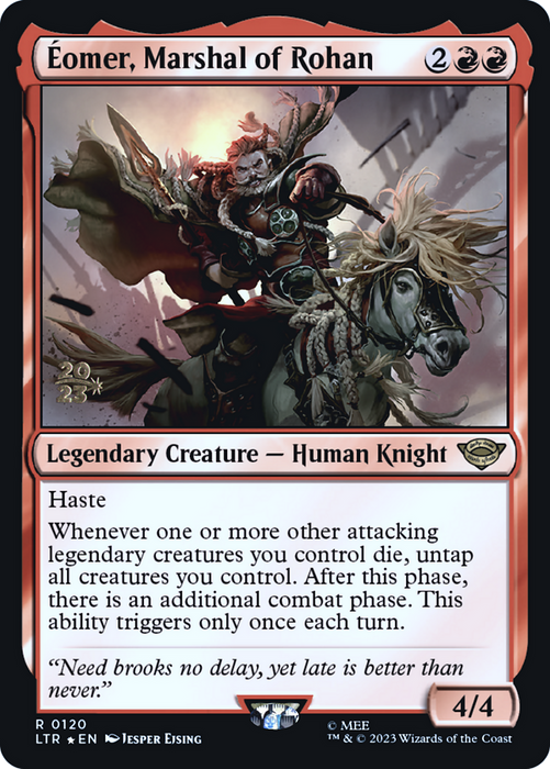 Éomer, Marshal of Rohan (PRE-120S) - rare - Foil