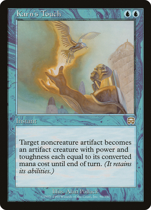 Karn's Touch (MMQ-086) - rare - Foil