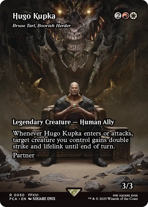 Hugo Kupka - Bruse Tarl, Boorish Herder (Showcase) (FCA-050) - rare - Foil