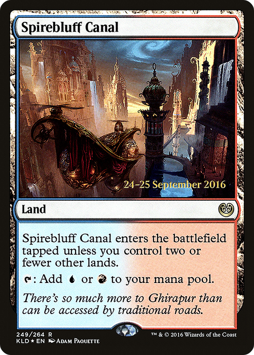 Spirebluff Canal (PRE-249S) - rare - Foil