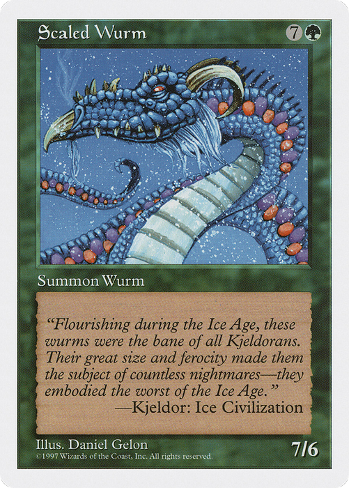 Scaled Wurm (5ED-322) - common