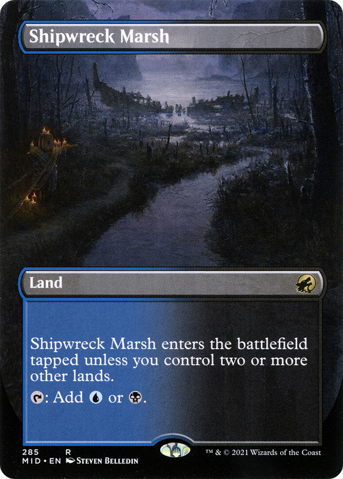 Shipwreck Marsh (MID-285) - rare (Borderless) - Foil