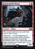 Raging Battle Mouse (PRE-143S) - rare - Foil