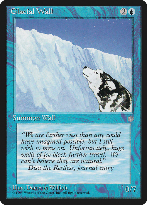 Glacial Wall (ICE-071) - uncommon
