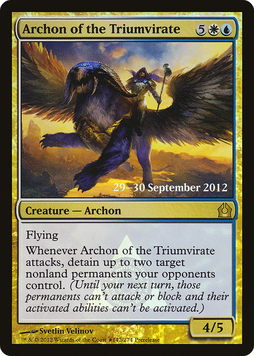 Archon of the Triumvirate (PRE-142★) - rare - Foil