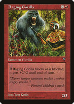 Raging Gorilla (VIS-090) - common