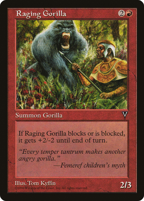 Raging Gorilla (VIS-090) - common