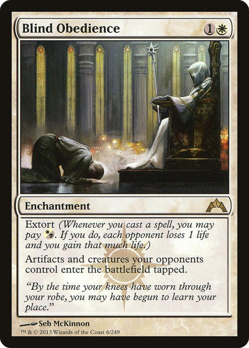 Blind Obedience (GTC-006) - rare - Foil