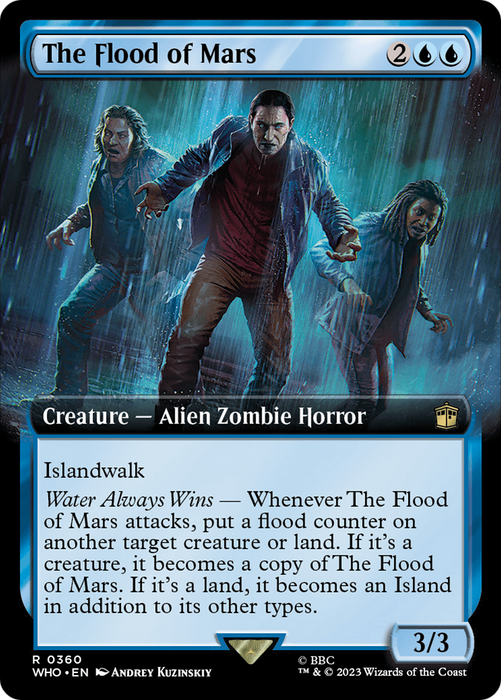 The Flood of Mars (WHO-360) - rare: (Extended Art) - Foil