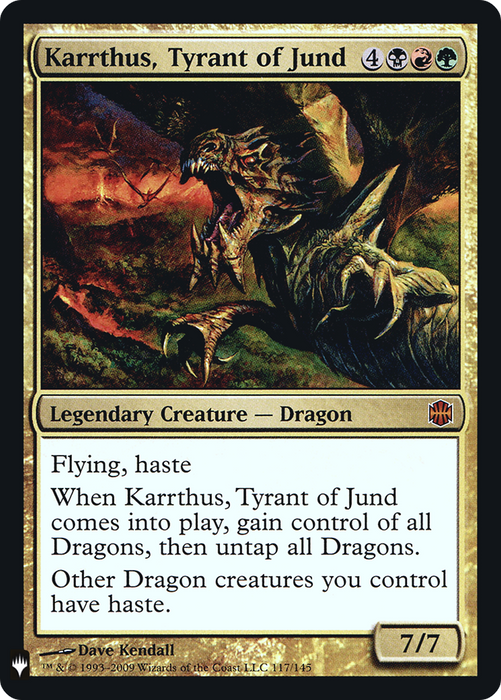 Karrthus, Tyrant of Jund (LIST-ARB-117) - mythic - Foil