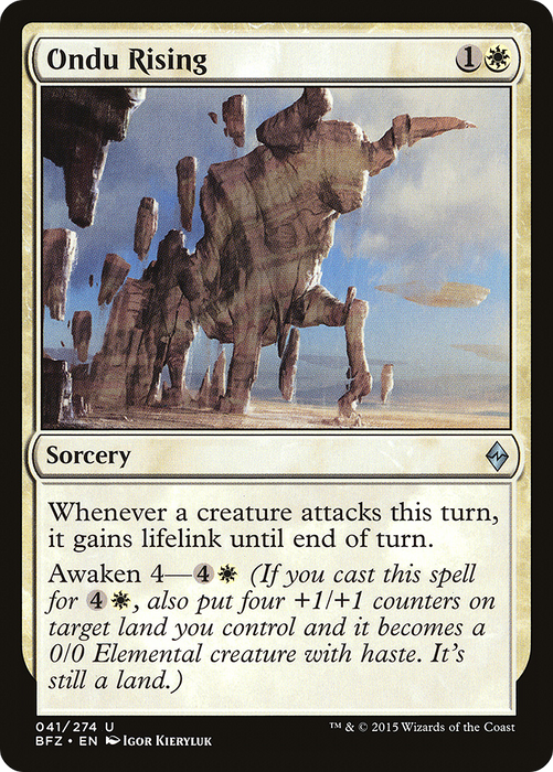 Ondu Rising (BFZ-041) - uncommon