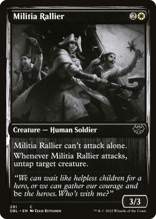 Militia Rallier (DBL-291) - common - Foil