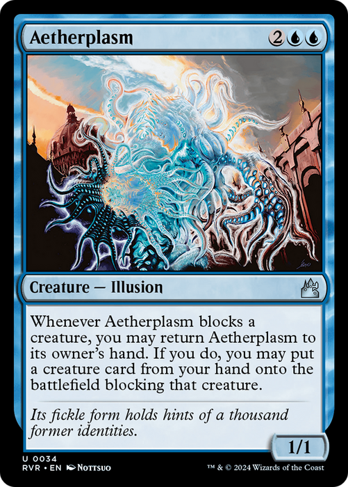 Aetherplasm (RVR-034) - uncommon - Foil