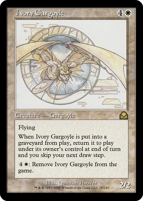 Ivory Gargoyle (ME2-019) - rare