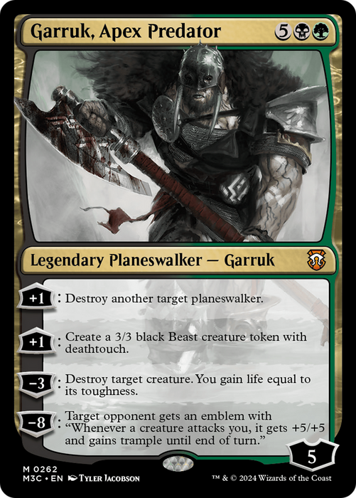 Garruk, Apex Predator (M3C-262) - mythic