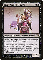 Kiku, Night's Flower (CHK-121) - rare - Foil