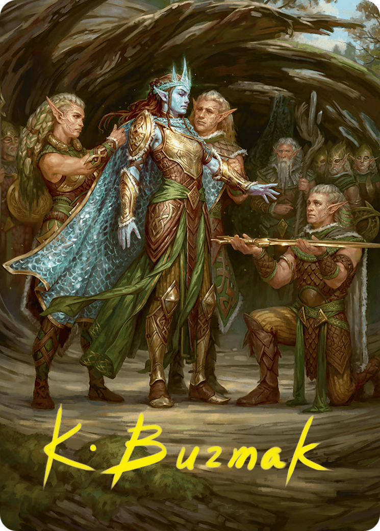 Lathril, Blade of the Elves // Lathril, Blade of the Elves (AFDN-048) - common (Borderless) - Foil