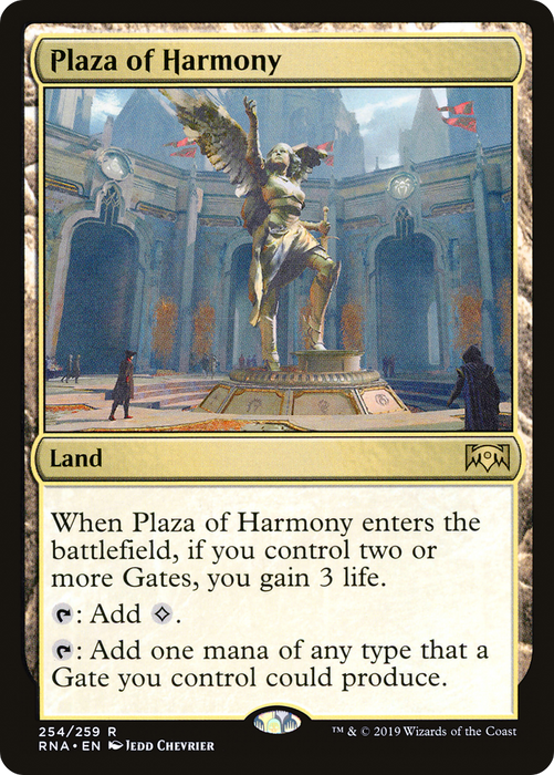 Plaza of Harmony (RNA-254) - rare - Foil