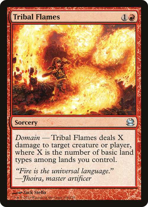 Tribal Flames (MMA-138) - uncommon - Foil